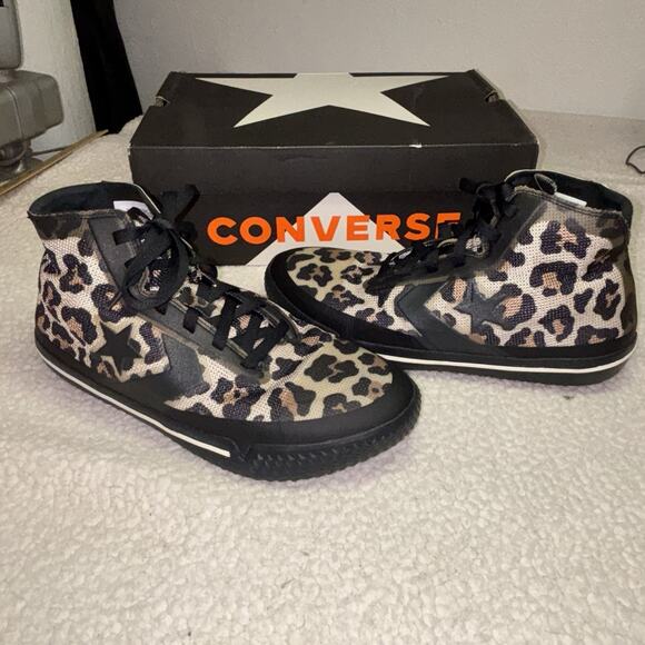 Converse React Mens Size 10 All Star Pro BB Leopard Sneakers Shoes 166451C Rare main image 6